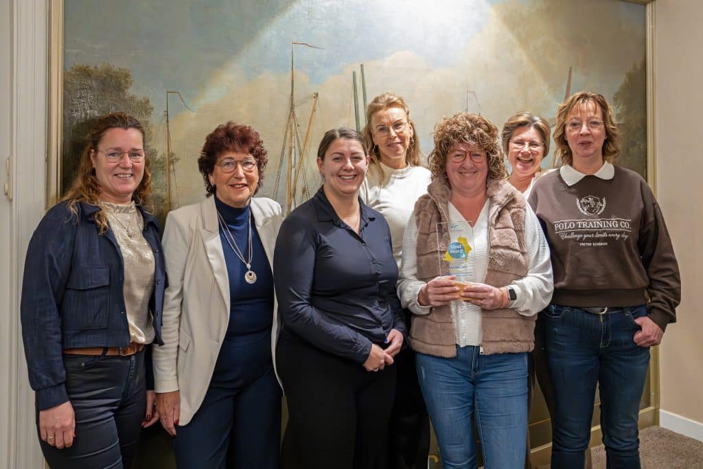 Goud Waard Award De Fryske Marren voor Trudy Rossi - Visser