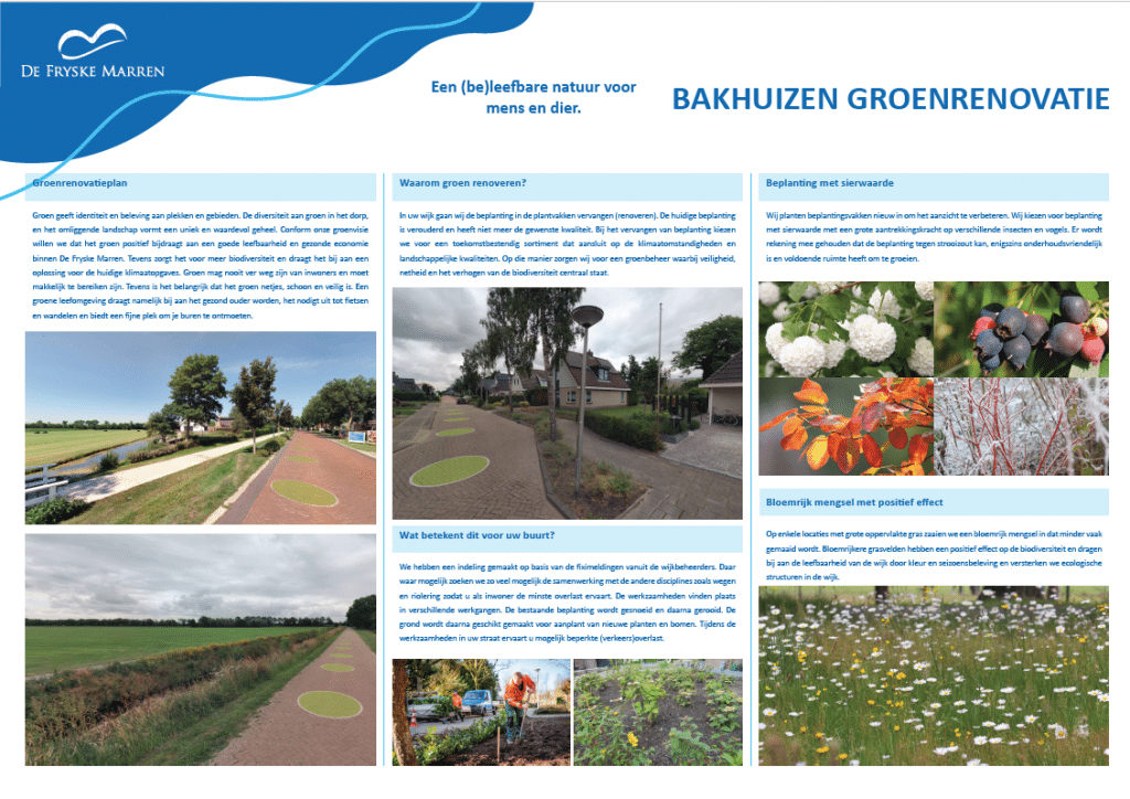 Groenrenovatie Bakhuizen - De Fryske Marren